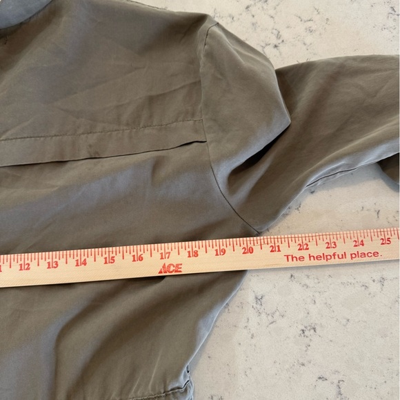 Love Fire Women’s Shirt Dress Size M Olive Green - Picture 6 of 7